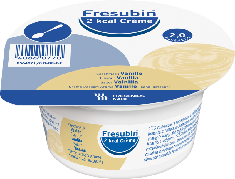 Fresubin 2 kcal creme vanille pot 4x125g